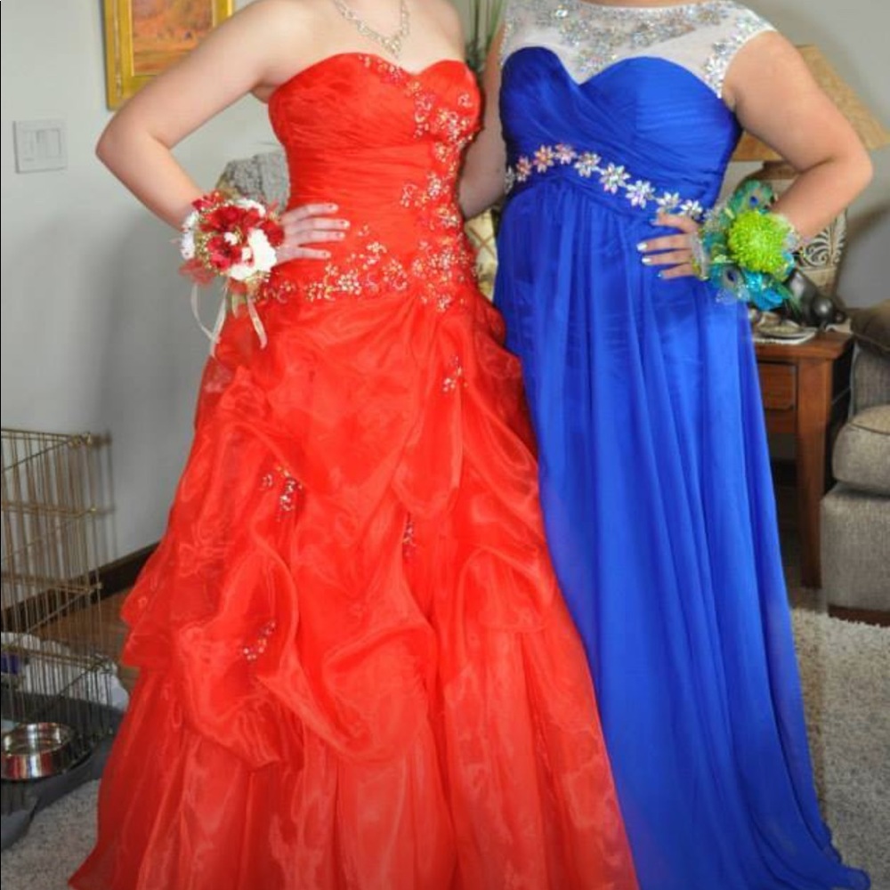 BLUE PROM DRESS